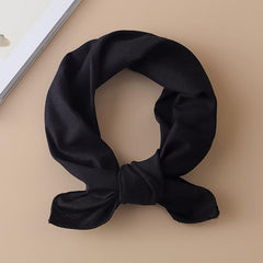12pcs Solid Scarf Bandana 50 04cm Small Square Neckerchief Head Wrap Scarves