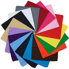 12pcs Solid Scarf Bandana 50 04cm Small Square Neckerchief Head Wrap Scarves