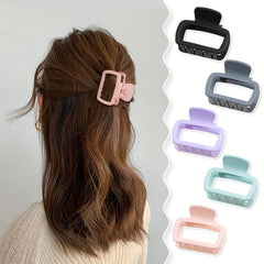 Small Candy Hair Claw Hollow Style Hair Claw Women Girls Shark Claw