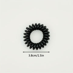 18pcs Spiral Hair Ties Waterproof Coil Hair Accessories