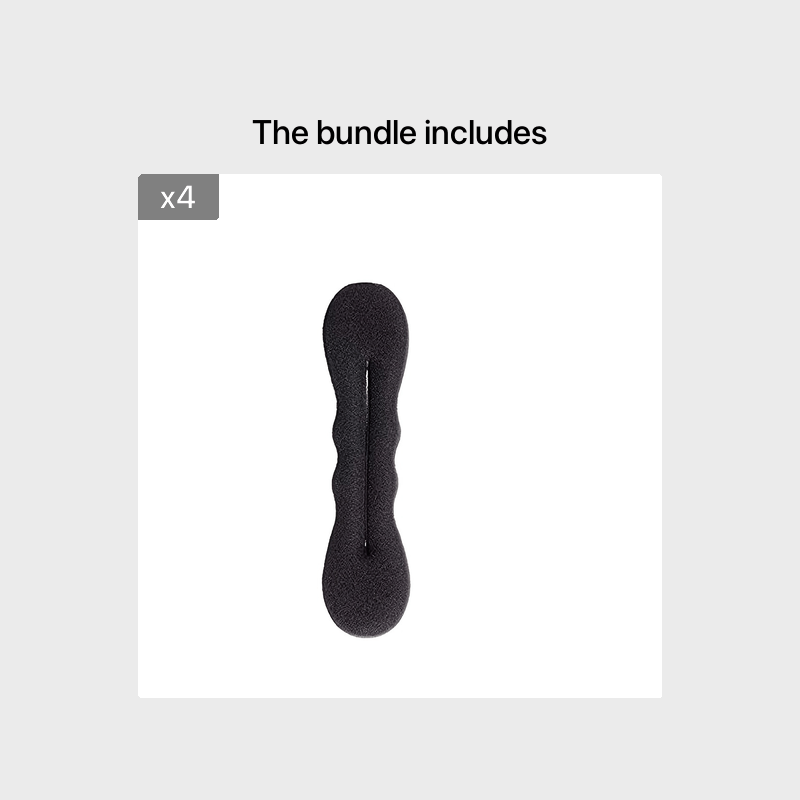 Hair Bun Maker Sponge Hair Styling Tool Hair Curler Headband