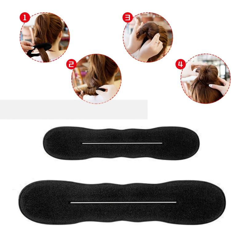 Hair Bun Maker Sponge Hair Styling Tool Hair Curler Headband