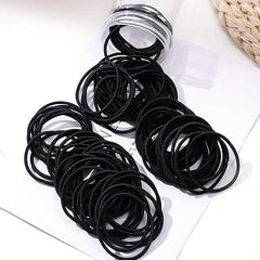 Solid Hair Tie Non Slip Scrunchie Ponytail Holder Elastic Hair Accessory