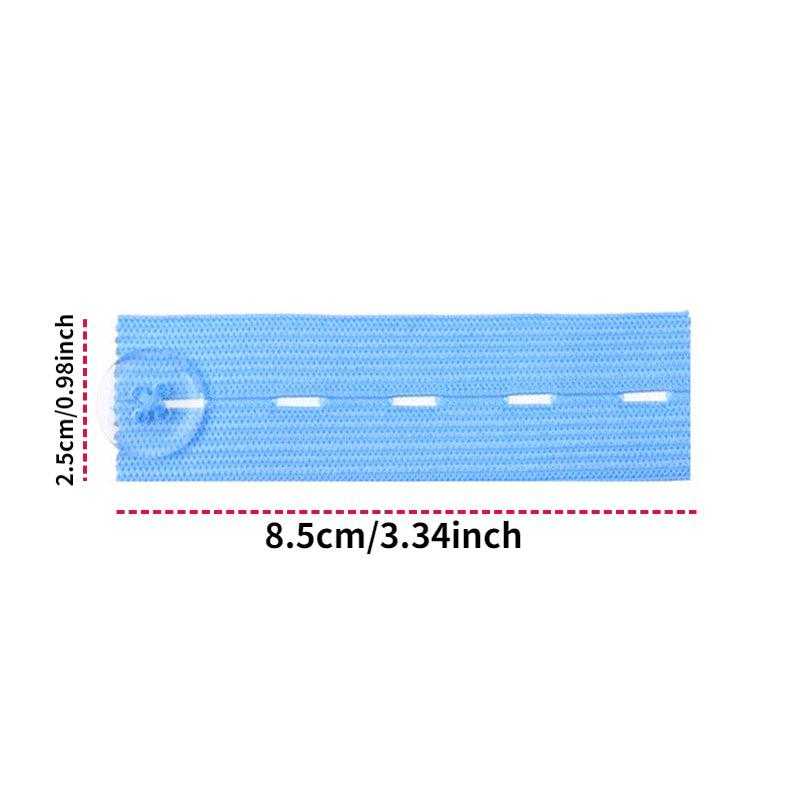 Women's Elastic Waist Extension Belt - Adjustable Jeans/Pants Extender Button