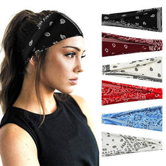 Soft Sweatband Elastic Hair Band Sports Headband