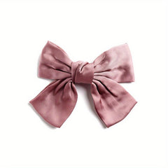 Satin Bow Hair Clip Non-slip French Barrette