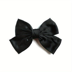 Satin Bow Hair Clip Non-slip French Barrette
