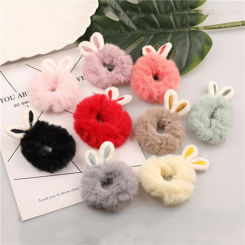 Rabbit Ears Plush Hair Tie Hair Accessories