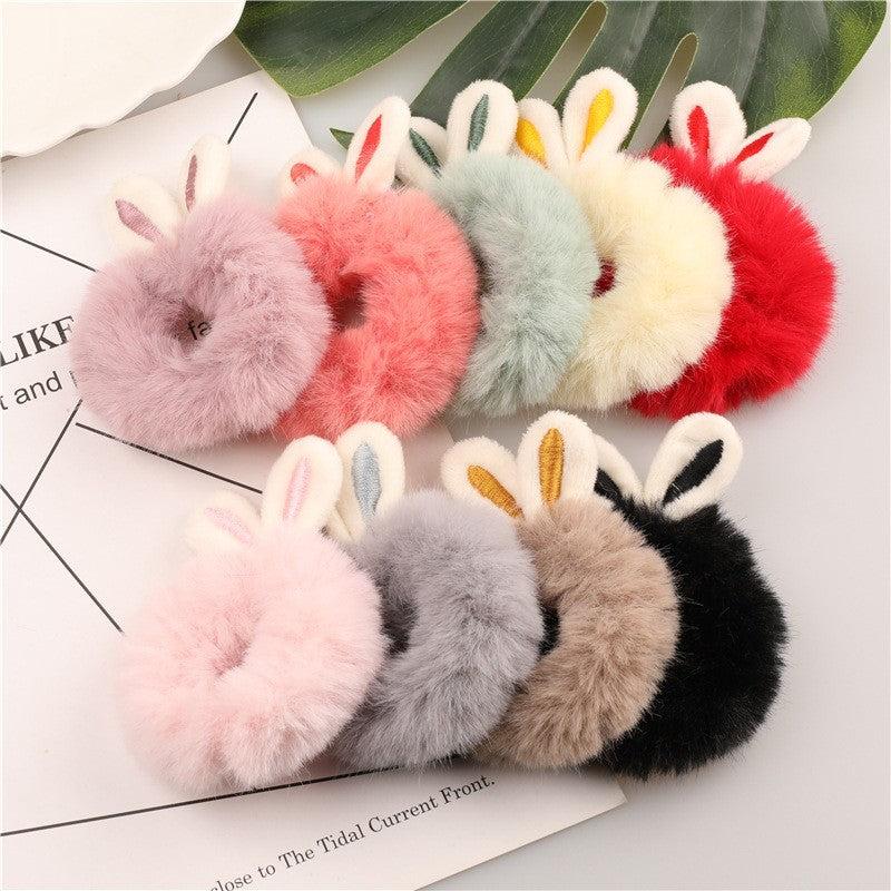 Rabbit Ears Plush Hair Tie Hair Accessories