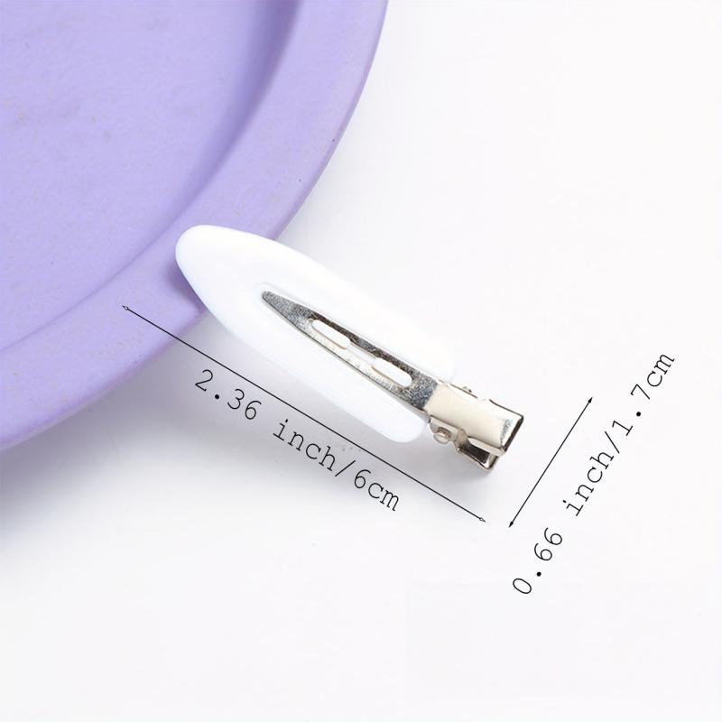 6pcs No Bend Hair Clip No Crease Hair Clip For Hairstyling