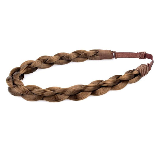 Synthetic Hair Braided Headband Chunky Braids Stretch Hairpiece
