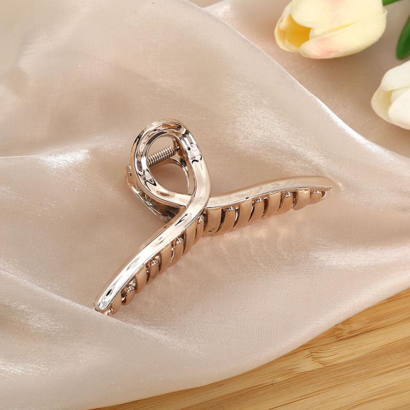 Metallic Hair Claw Ponytail Holder Hair Accessories