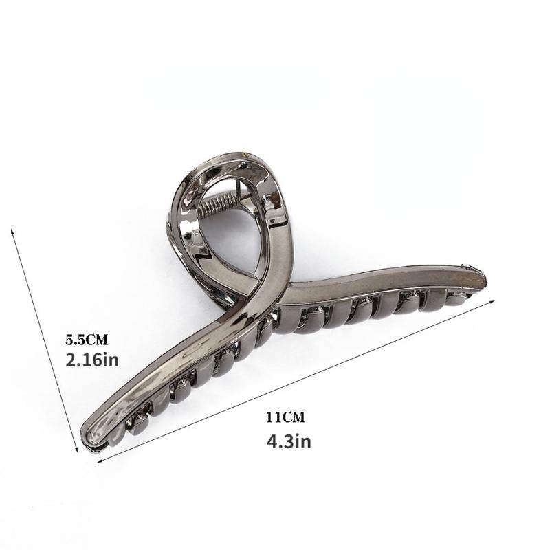 Metallic Hair Claw Ponytail Holder Hair Accessories