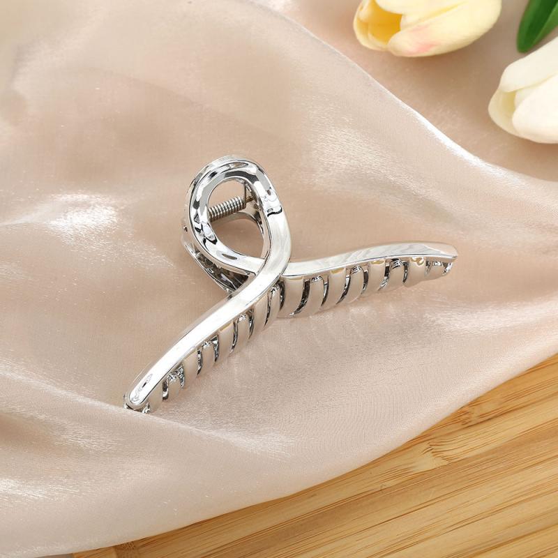 Metallic Hair Claw Ponytail Holder Hair Accessories