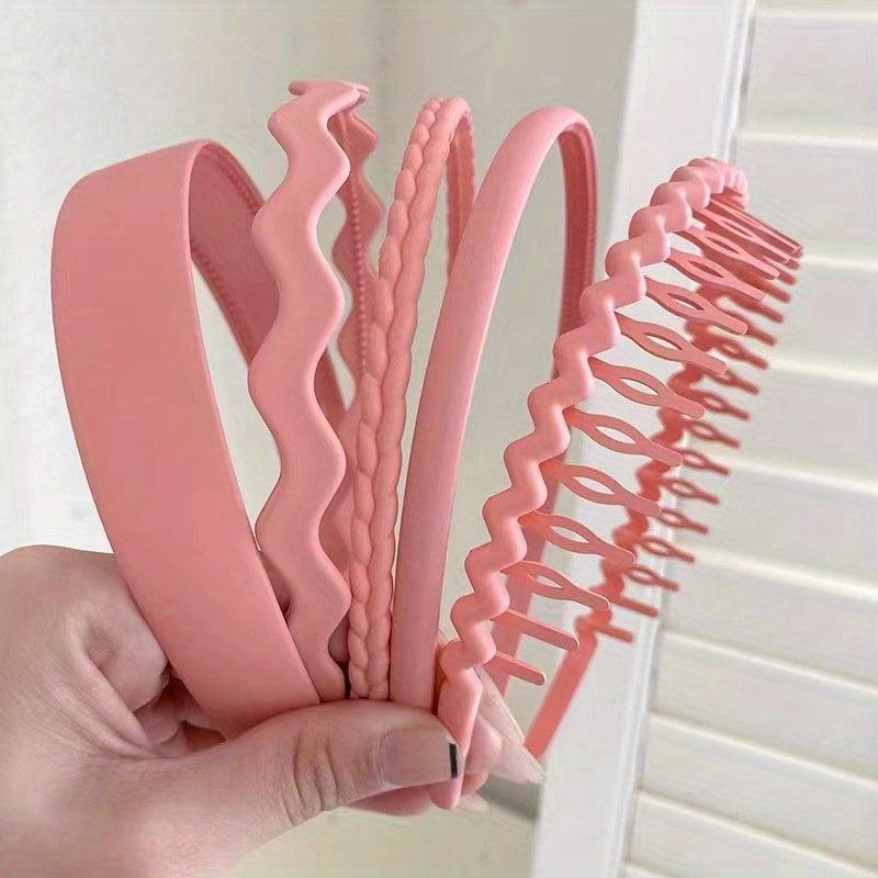 5pcs Toothed Non-slip Headband Hair Accessories for Women