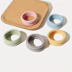 25pcs Hair Rope Ties Seamless Ponytail Holders Hair Accessories