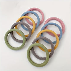 25pcs Hair Rope Ties Seamless Ponytail Holders Hair Accessories