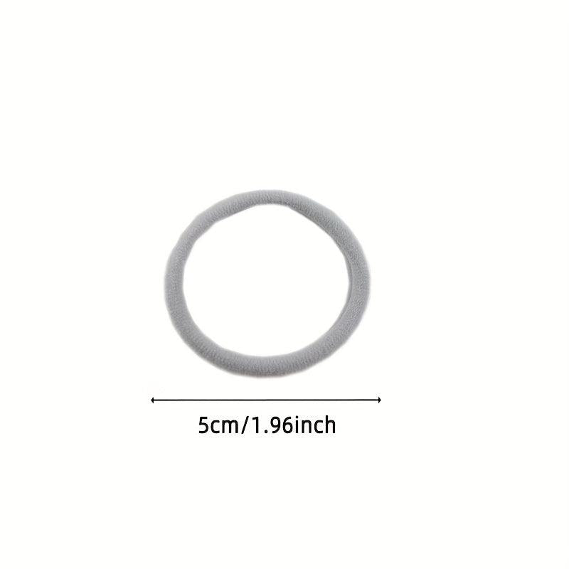 25pcs Hair Rope Ties Seamless Ponytail Holders Hair Accessories