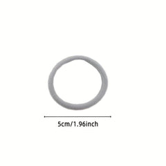 25pcs Hair Rope Ties Seamless Ponytail Holders Hair Accessories