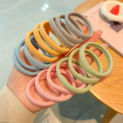 25pcs Hair Rope Ties Seamless Ponytail Holders Hair Accessories