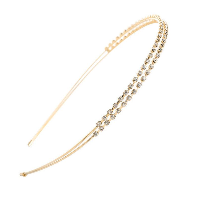 Crystal Rhinestones Headbands Wedding Party Hair Hoop Band Hairband