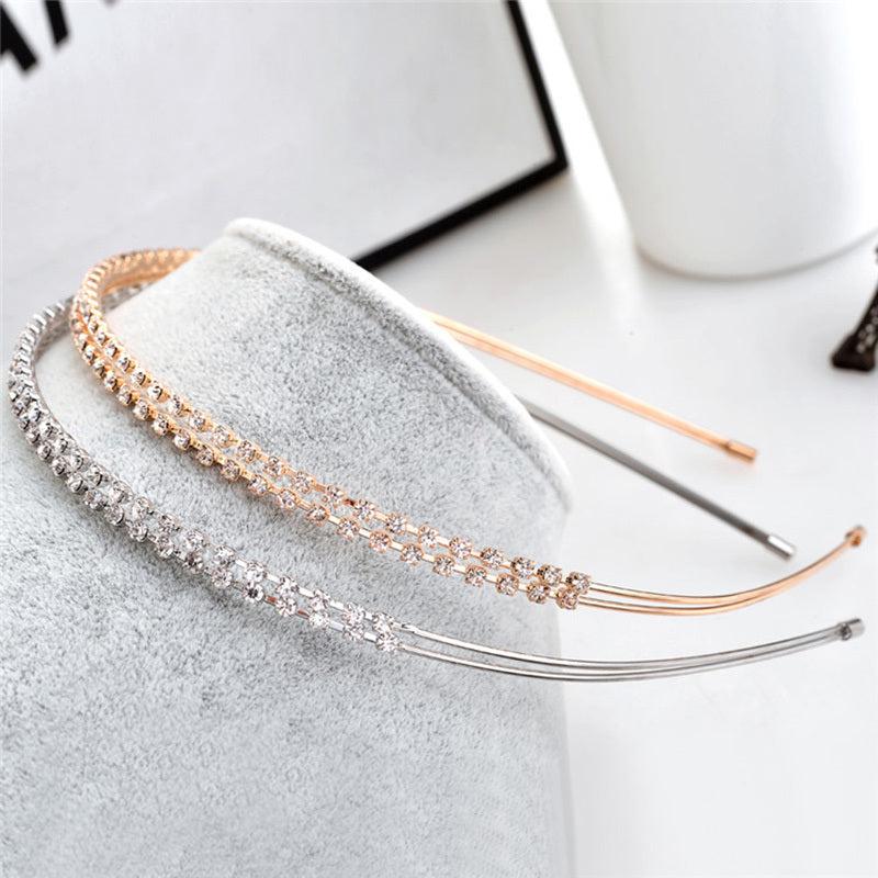 Crystal Rhinestones Headbands Wedding Party Hair Hoop Band Hairband