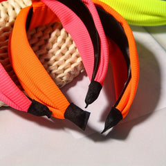 4 Pcs Bright Cross Knot Hair Hoop Headband Set