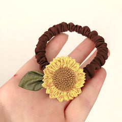 Boho Scrunchies Sunflower Decor Hair Tie