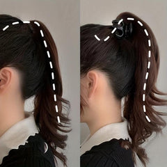 Small Octopus Hair Claw Ponytail Holder Solid Nonslip Hair Accessories