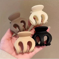 Small Octopus Hair Claw Ponytail Holder Solid Nonslip Hair Accessories