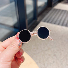 Sunglasses Shaped Metal Hair Clip for Women