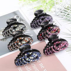 Colorful Rhinestone Oversize Jaw Clip for Thick Hair