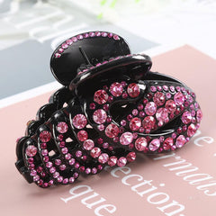 Colorful Rhinestone Oversize Jaw Clip for Thick Hair