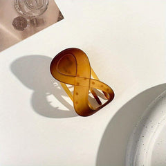 8 Vintage Matte Hair Clips Duck Billed Ponytail Accessories