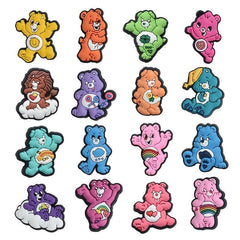 16pcs Bear Shoes Decoration Charms Clog Sandals Decoration Party Favors