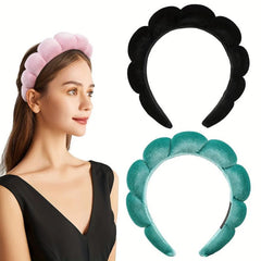 Spa Cloth Sponge Hairband for Girls