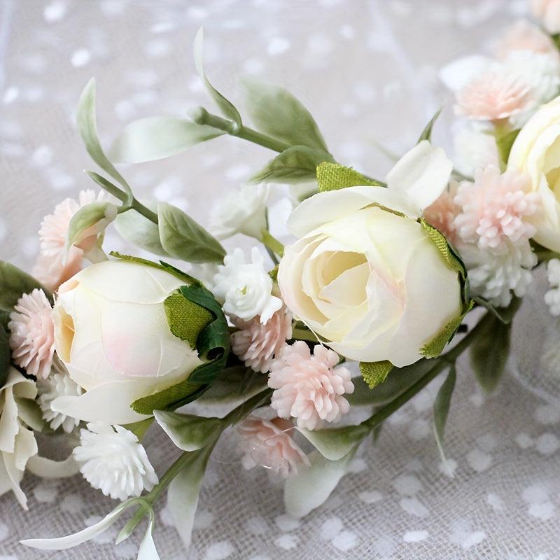 Sweet Wreath Flower Headband Wedding Bridal Garland Girls Women