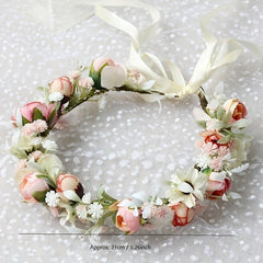 Sweet Wreath Flower Headband Wedding Bridal Garland Girls Women