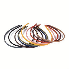 10pcs Teethed Head Hoop Matte Solid Headband Hair Band Hair Accessories
