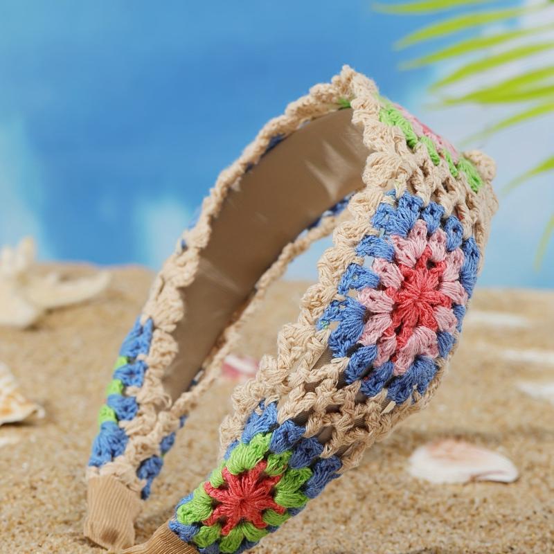 Boho Crochet Hair Band Hair Hoop Women's Accessories