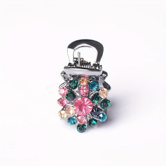 Vintage Rhinestone Hair Claw Small Hair Clip for Women