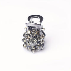 Vintage Rhinestone Hair Claw Small Hair Clip for Women