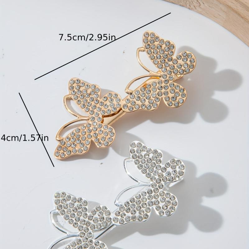 Alloy Rhinestone Hair Clip for Women Girls Wedding Hair Clip