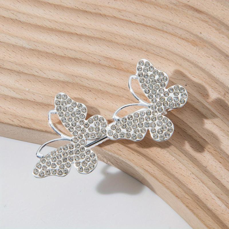 Alloy Rhinestone Hair Clip for Women Girls Wedding Hair Clip