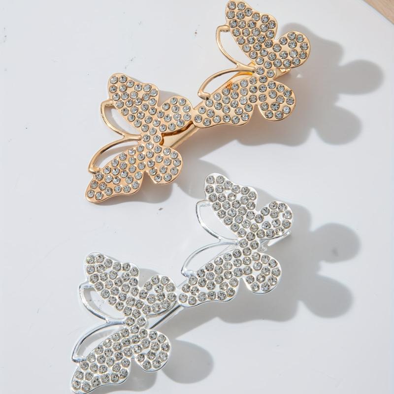 Alloy Rhinestone Hair Clip for Women Girls Wedding Hair Clip
