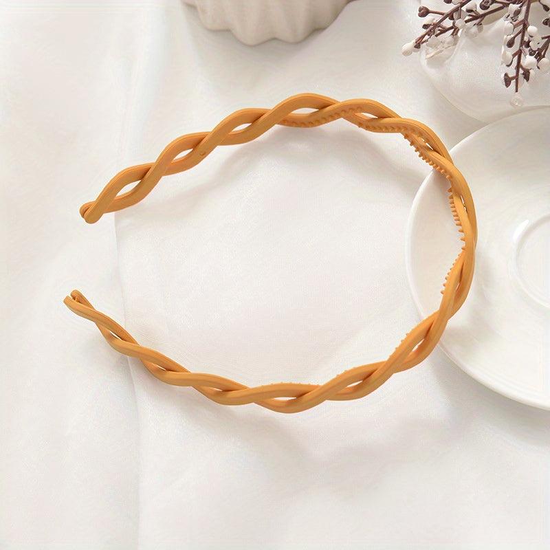 Wavey Hair Hoop Non Slip Headband Hair Accessories for Women Girls