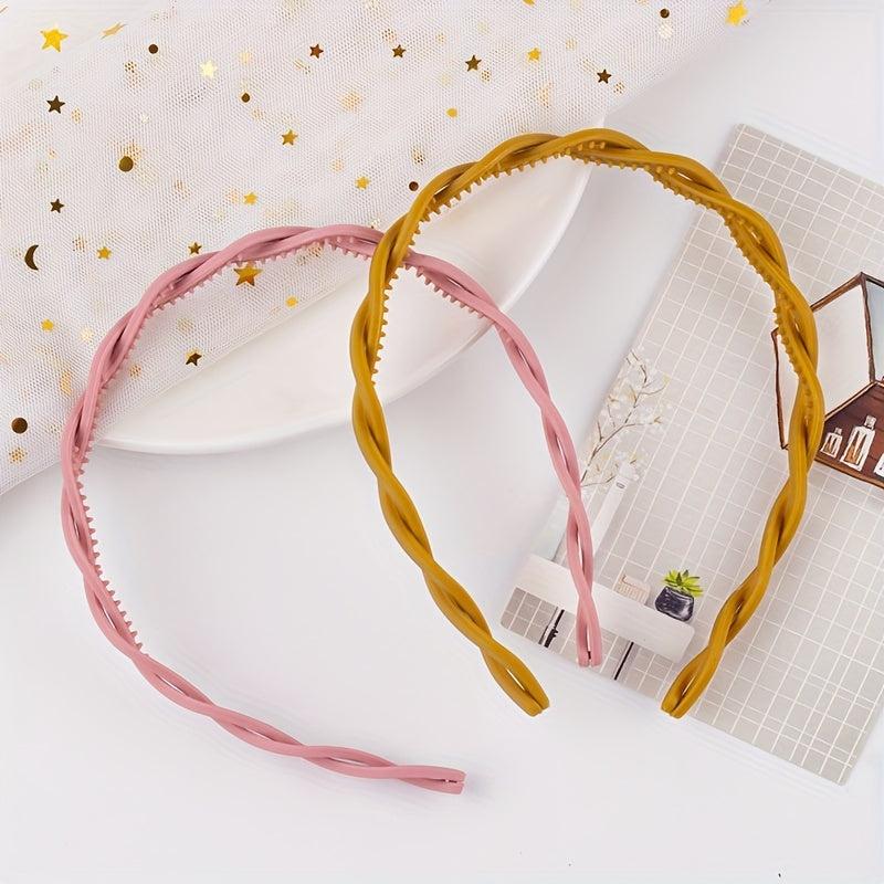 Wavey Hair Hoop Non Slip Headband Hair Accessories for Women Girls