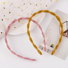 Wavey Hair Hoop Non Slip Headband Hair Accessories for Women Girls