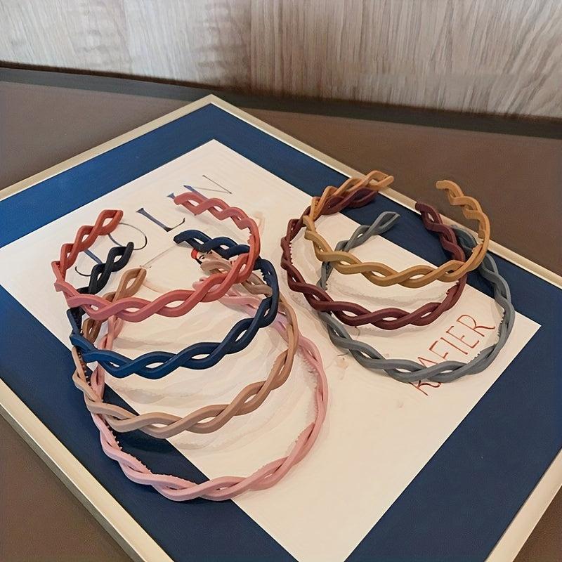 Wavey Hair Hoop Non Slip Headband Hair Accessories for Women Girls