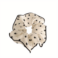 Dotted Pattern Hair Tie Elastic Scrunchie Ponytail Rope
